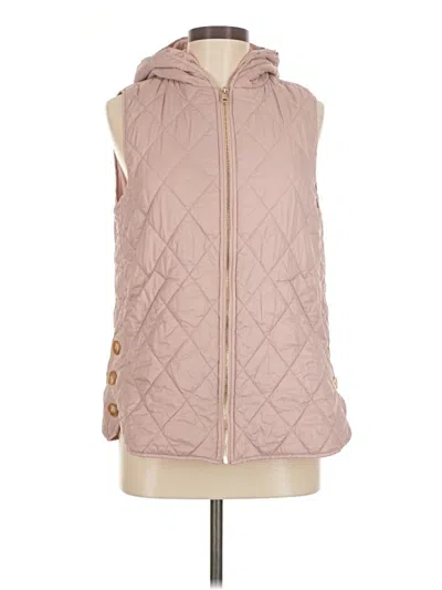 Pre-owned Charlie Vest In Pink