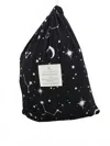 Charlies Project Constellation Fitted Crib Sheet In Black