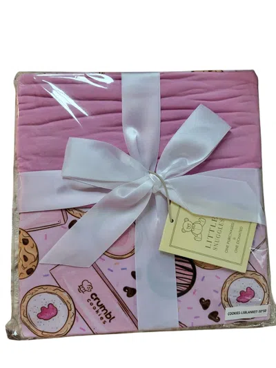 Charlies Project Cookies Plush Bamboo Blanket In Pink