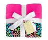 Charlies Project Lizzy Leopard Bamboo Blanket In Multi