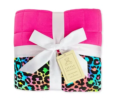 Charlies Project Lizzy Leopard Bamboo Blanket In Multi