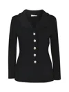 Charlott Embellished-buttons Jacket In Black