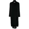 Charlott Double-breasted Knitted Wool Coat