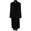 Charlott Double-breasted Knitted Wool Coat