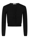 Charlott Soft Wool Jacket With Button-down Front In Black