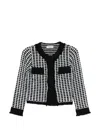 Charlott Frayed Jacket In Black