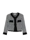Charlott Frayed Jacket In Black