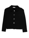 Charlott Pocket Button Jacket In Black