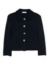 Charlott Pocket Button Jacket In Blue