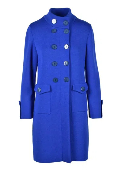 Charlott Knit Coat - Blue