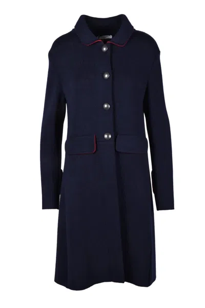 Charlott Knit Coat - Blue