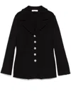 Charlott Embellished-buttons Jacket In Black