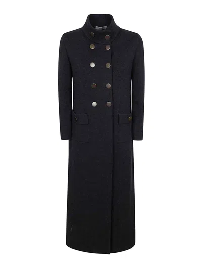 Charlott Long Coat In Black