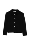 Charlott Pocket Button Jacket In Black