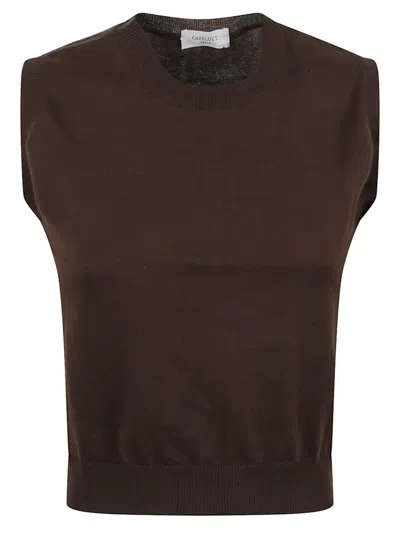 Charlott Sleeveless Cotton Top In Multi