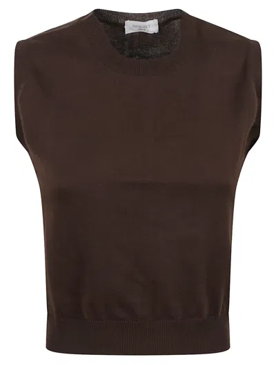 Charlott Stylish Versatile Top For Women In Brown