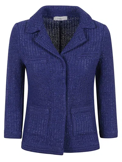 Charlott Stylish Women's Layering Jacket In Blue