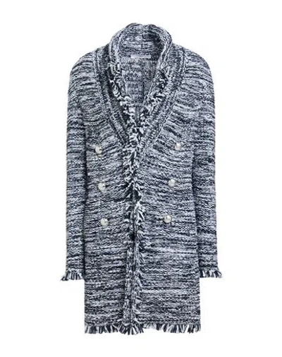 Charlott Woman Cardigan Midnight Blue Size M Viscose, Polyester, Polyamide