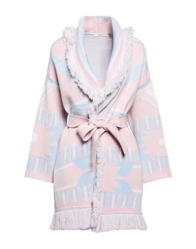 Charlott Woman Cardigan Pink Size S Wool
