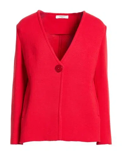 Charlott Woman Cardigan Red Size L Cotton