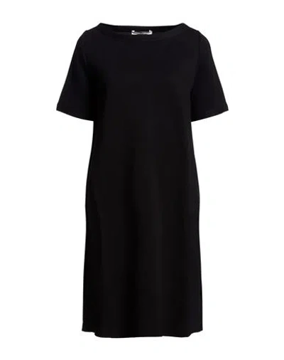 Charlott Woman Midi Dress Black Size M Cotton