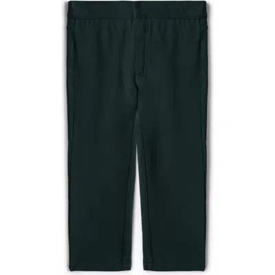 Charlotte & George Kids'  Ponte Skinny Pant With Front Zipper In Green