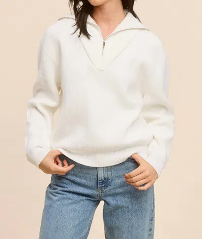Charlotte Avery Charlie Sweater In White