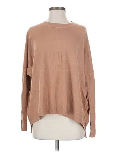 Pre-owned Charlotte Avery Long Sleeve Turtleneck In Tan