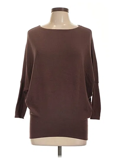 Pre-owned Charlotte Avery Pullover Sweater In Brown