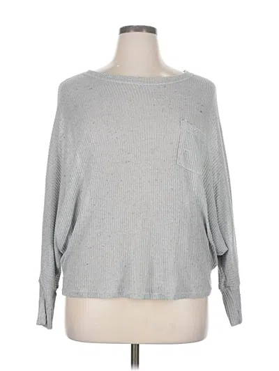 Pre-owned Charlotte Avery Pullover Sweater In Silver