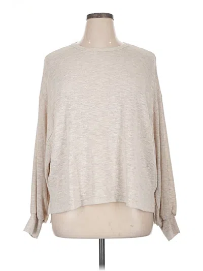 Pre-owned Charlotte Avery Pullover Sweater In Tan