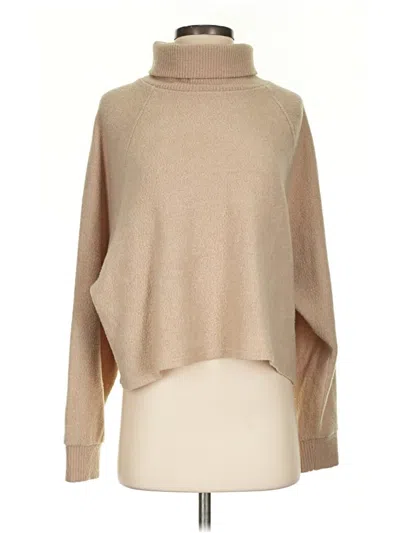 Pre-owned Charlotte Avery Turtleneck Sweater In Tan