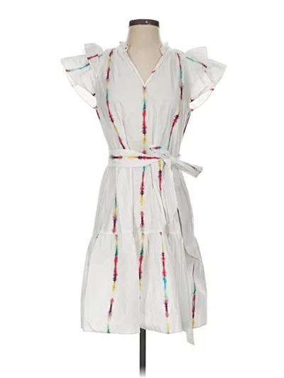 Pre-owned Charlotte Brody Casual Dress In White