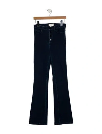 Pre-owned Charlotte Brody High-rise Straight Leg Jeans In Blue