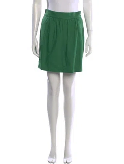 Pre-owned Charlotte Brody Mini Skirt In Green