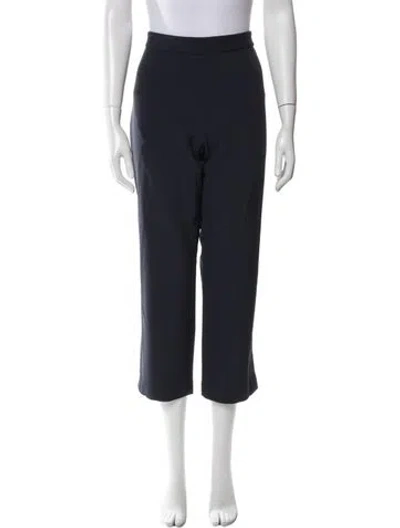 Pre-owned Charlotte Brody Straight Leg Pants In Blue