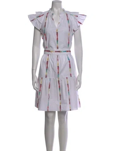 Pre-owned Charlotte Brody Striped Knee-length Dress In Multi