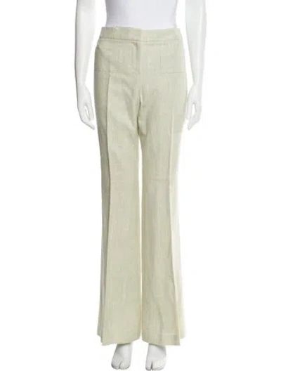 Pre-owned Charlotte Brody Wide Leg Pants In Green