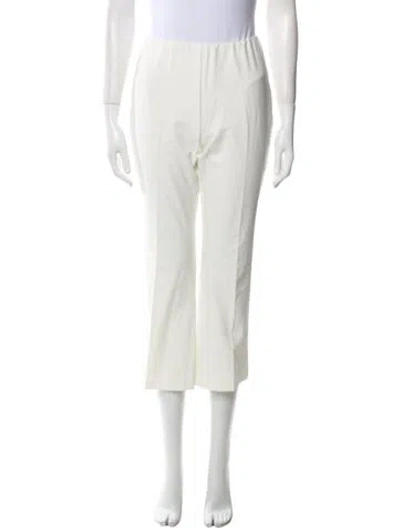 Pre-owned Charlotte Brody Wide Leg Pants In White