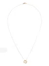 Charlotte Chesnais 18k Yellow Gold Diamond Circle Necklace In Gold