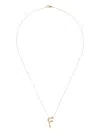 Charlotte Chesnais 18k Yellow Gold F Diamond Necklace In Gold