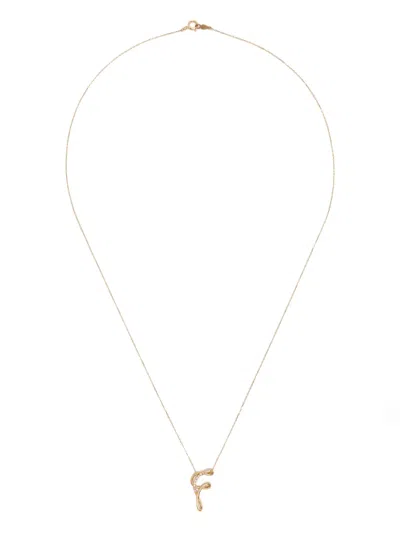Charlotte Chesnais 18k Yellow Gold F Diamond Necklace