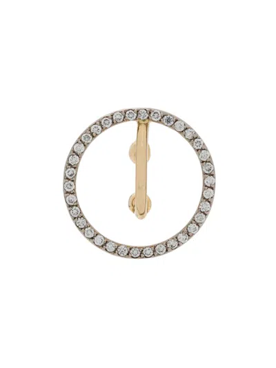 Charlotte Chesnais 18kt Yellow And White Gold Celeste Diamond Earcuff