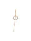 Charlotte Chesnais 18kt Yellow Gold Swing Unit Diamond Single Earring In Metallic