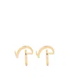 Charlotte Chesnais Hana Gold-plated Silver Earrings In Yellow