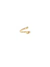 Charlotte Chesnais Initial Two-tone Ear Cuff In Gold