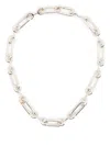 Charlotte Chesnais Binary Chain Necklace In Silver