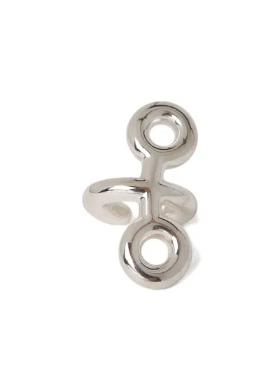 Charlotte Chesnais Binary Cuff Earring In Silver