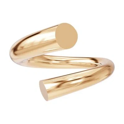 Charlotte Chesnais Biseau Ring In Gold