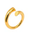 Charlotte Chesnais Biseau Ring In Gold